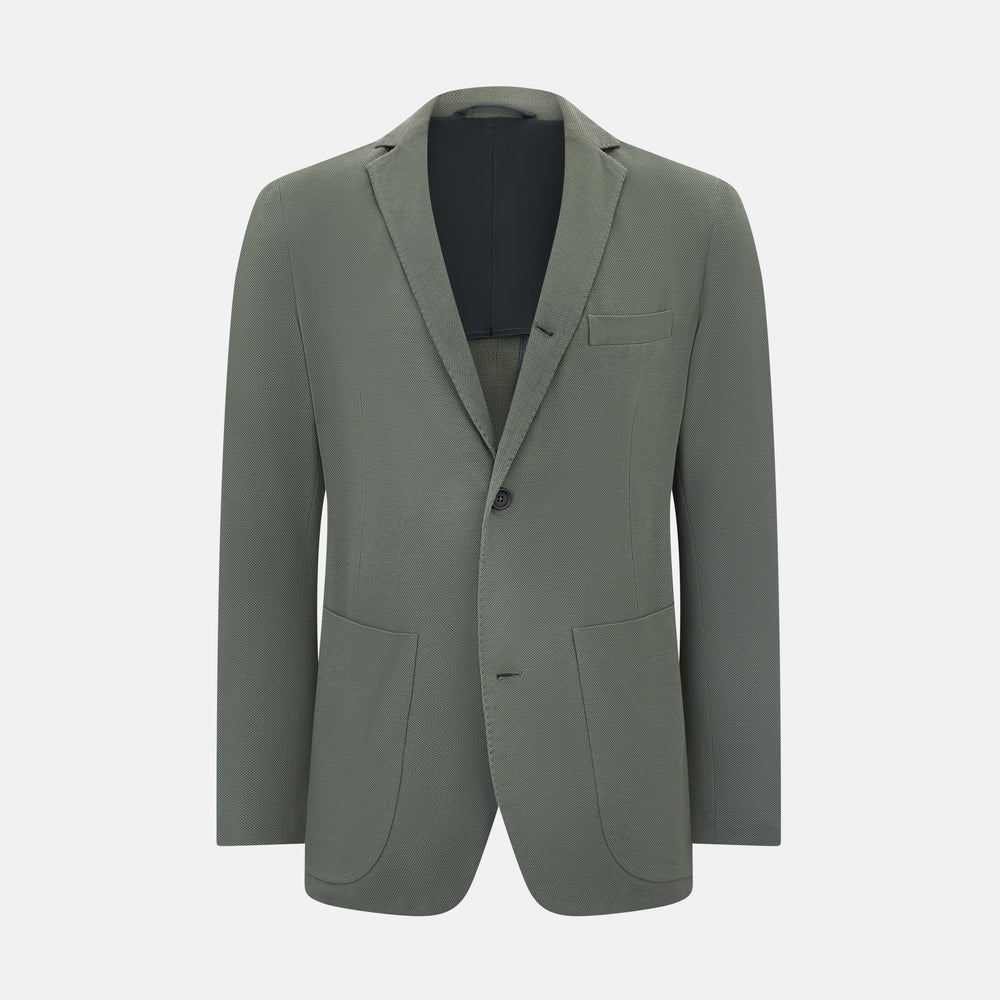 Sage Silk & Cotton Bath Blazer