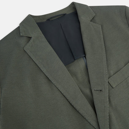 Sage Silk & Cotton Bath Blazer Image 1