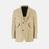 View 1 of product Riviera Sand Oversized Blazer in Cotton