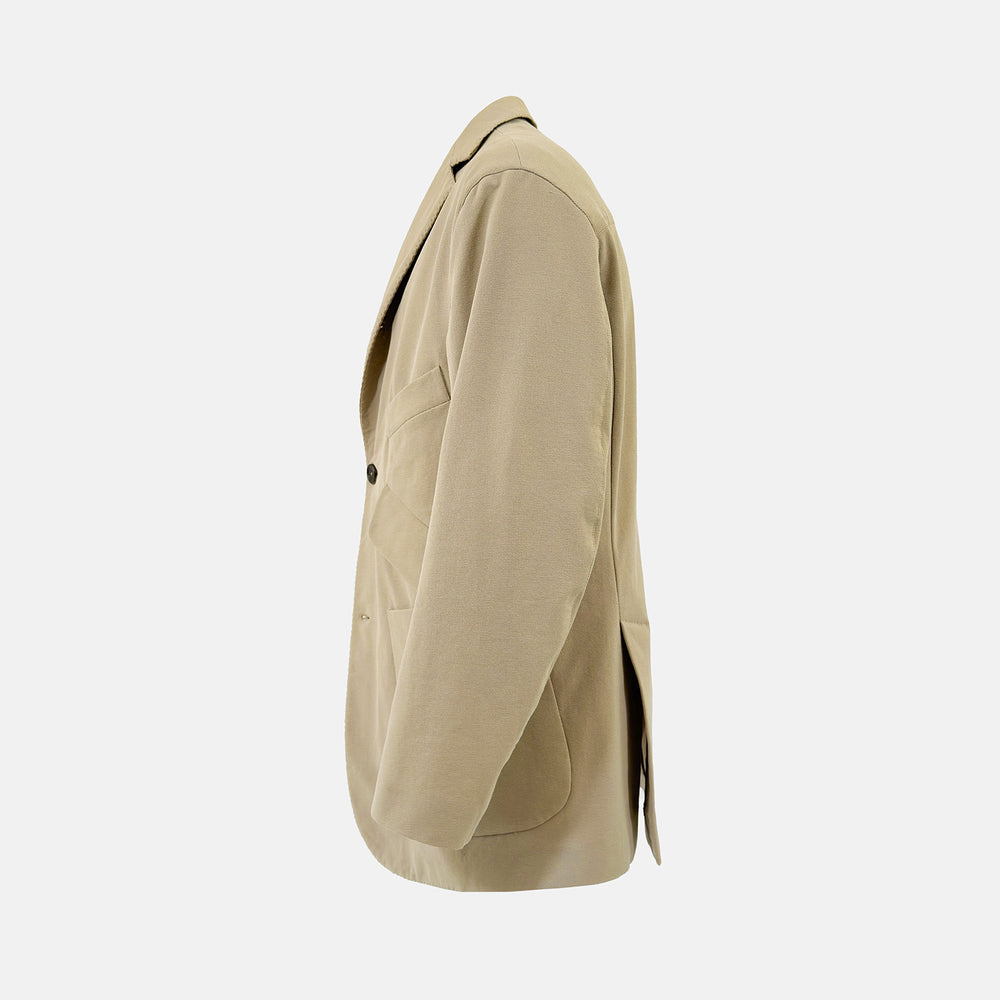 Riviera Sand Oversized Blazer in Cotton