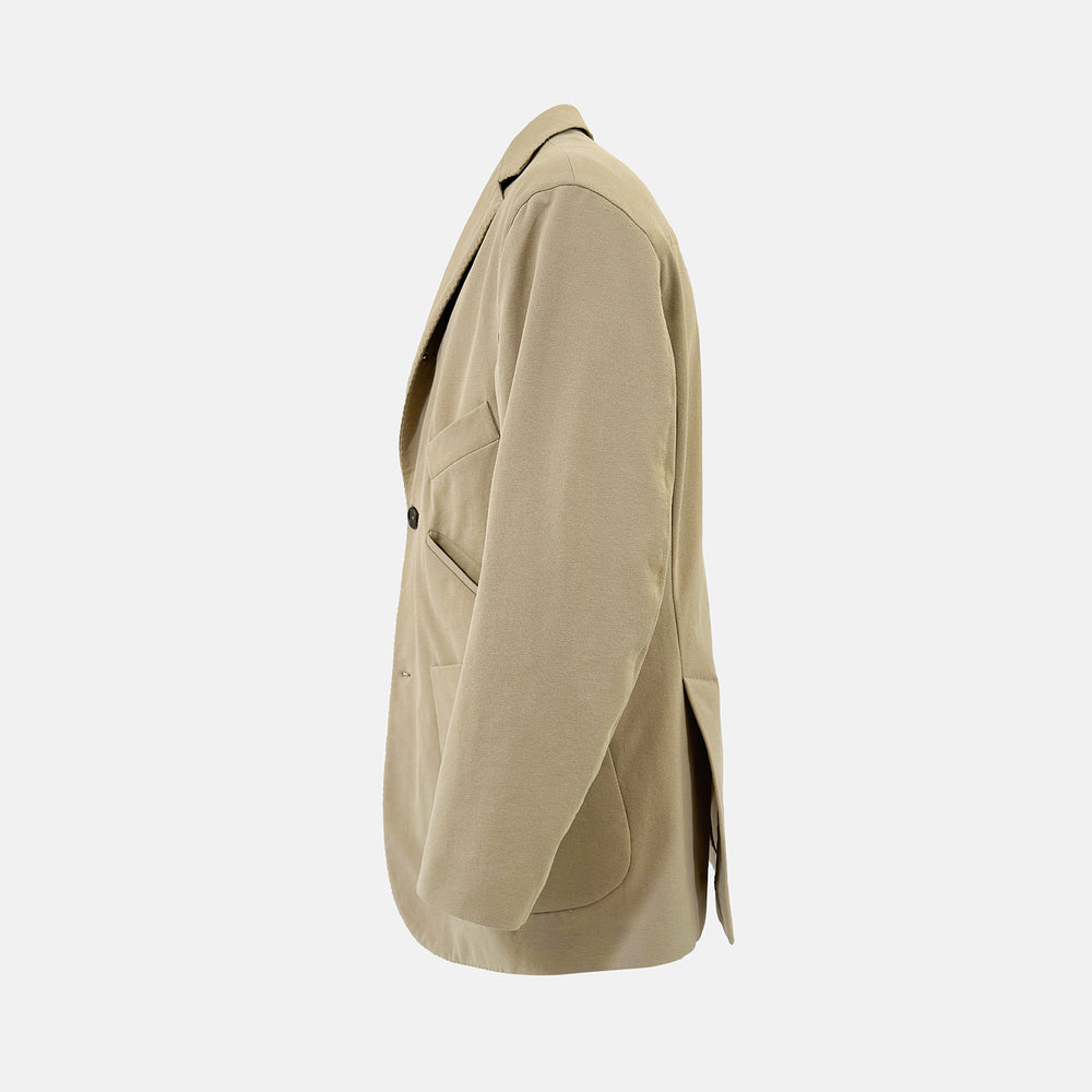 Riviera Sand Oversized Blazer in Cotton