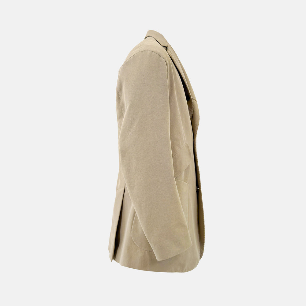 Riviera Sand Oversized Blazer in Cotton