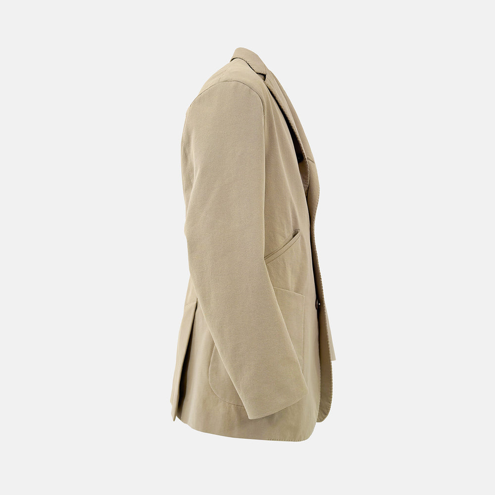 Riviera Sand Oversized Blazer in Cotton