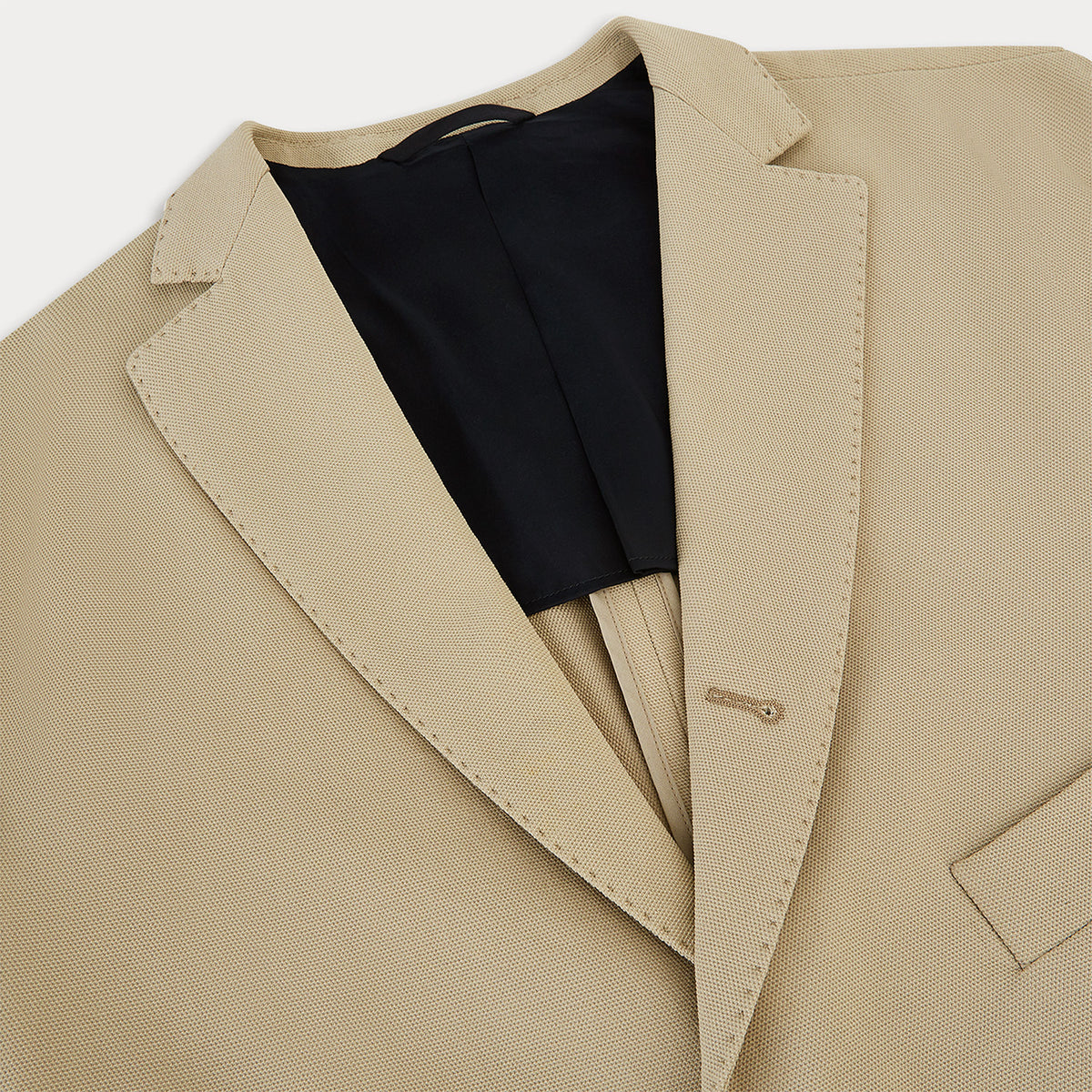 View 7 of product Riviera Sand Oversized Blazer in Cotton