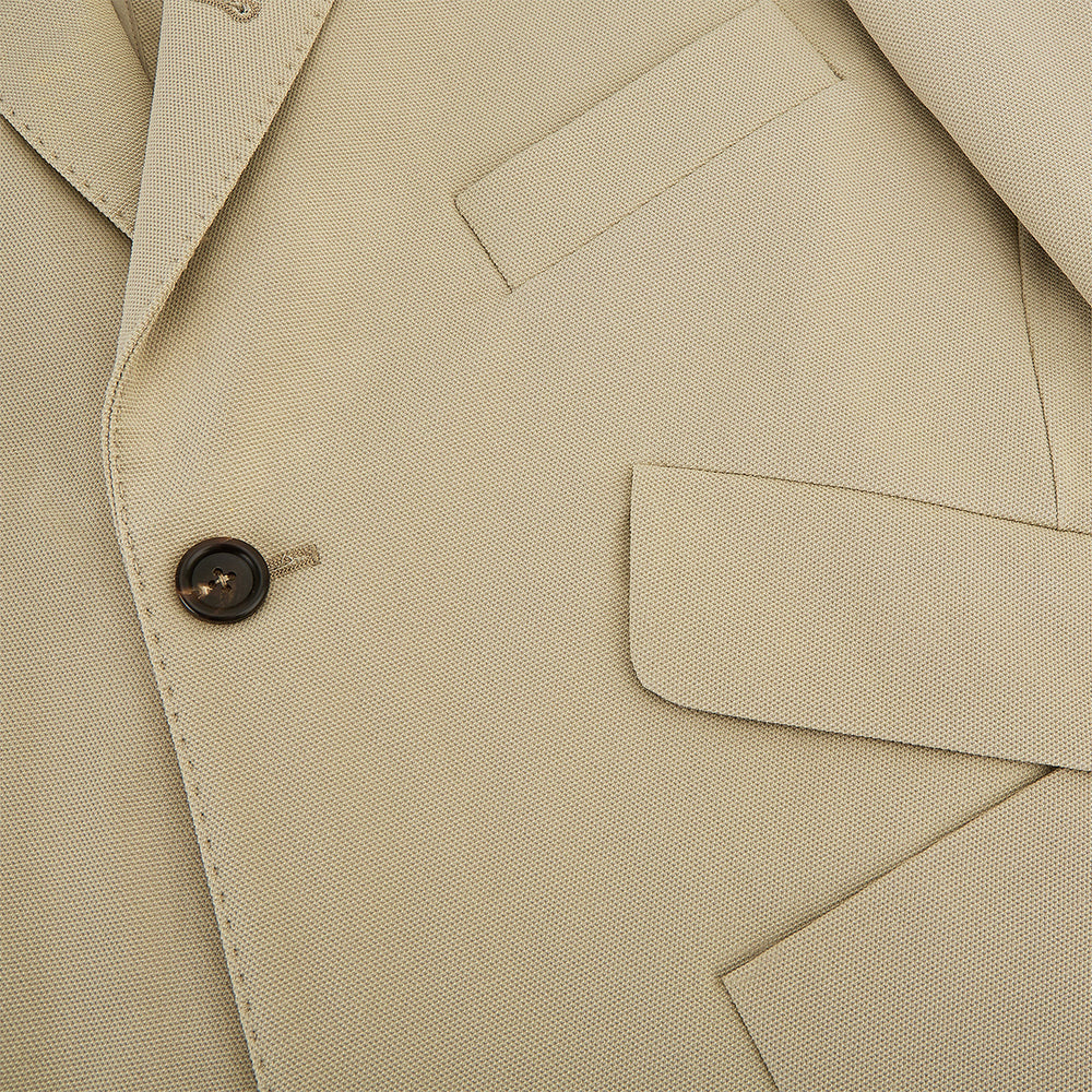 Riviera Sand Oversized Blazer in Cotton