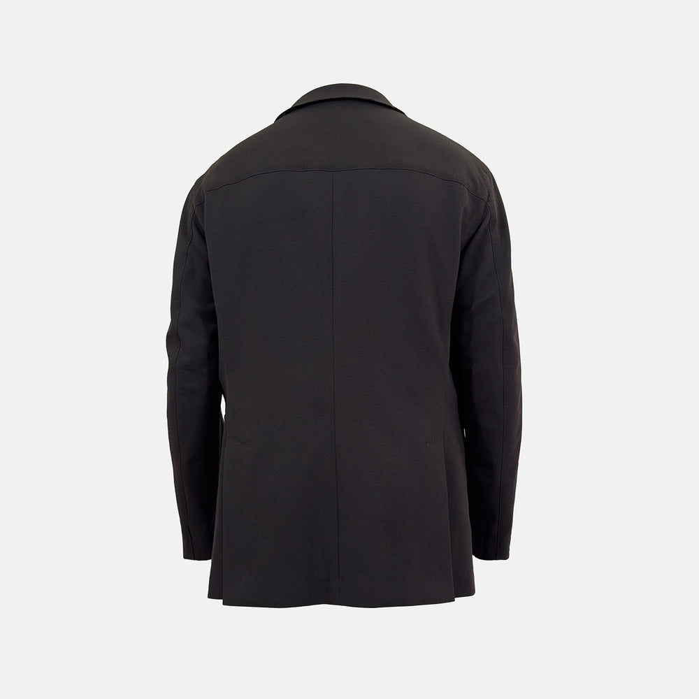 Riviera Chocolate Oversized Blazer in Cotton