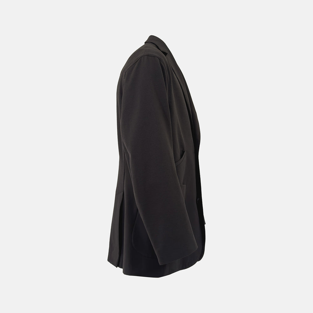 Riviera Chocolate Oversized Blazer in Cotton
