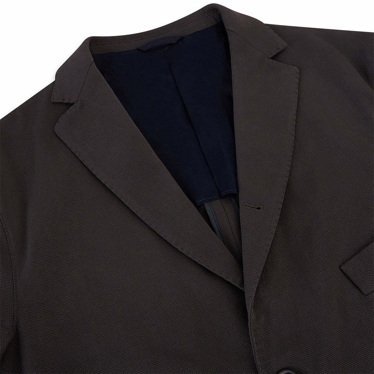 View 7 of product Riviera Chocolate Oversized Blazer in Cotton