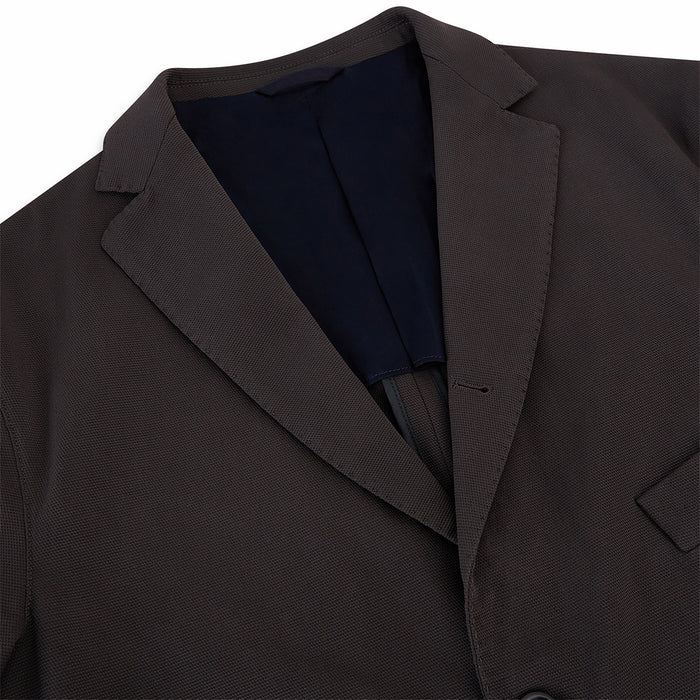 Riviera Oversized Cotton Blazer Dark Chocolate Image 6