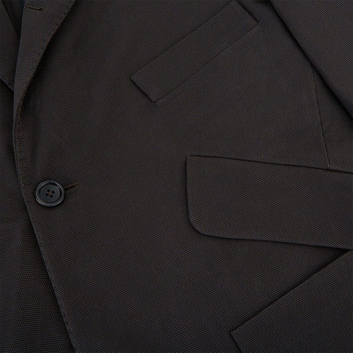 Riviera Oversized Cotton Blazer Dark Chocolate Image 7