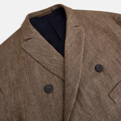 Henley Pinecone Jacket in Linen Image 1