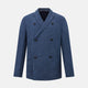 Henley Denim Blazer in Linen