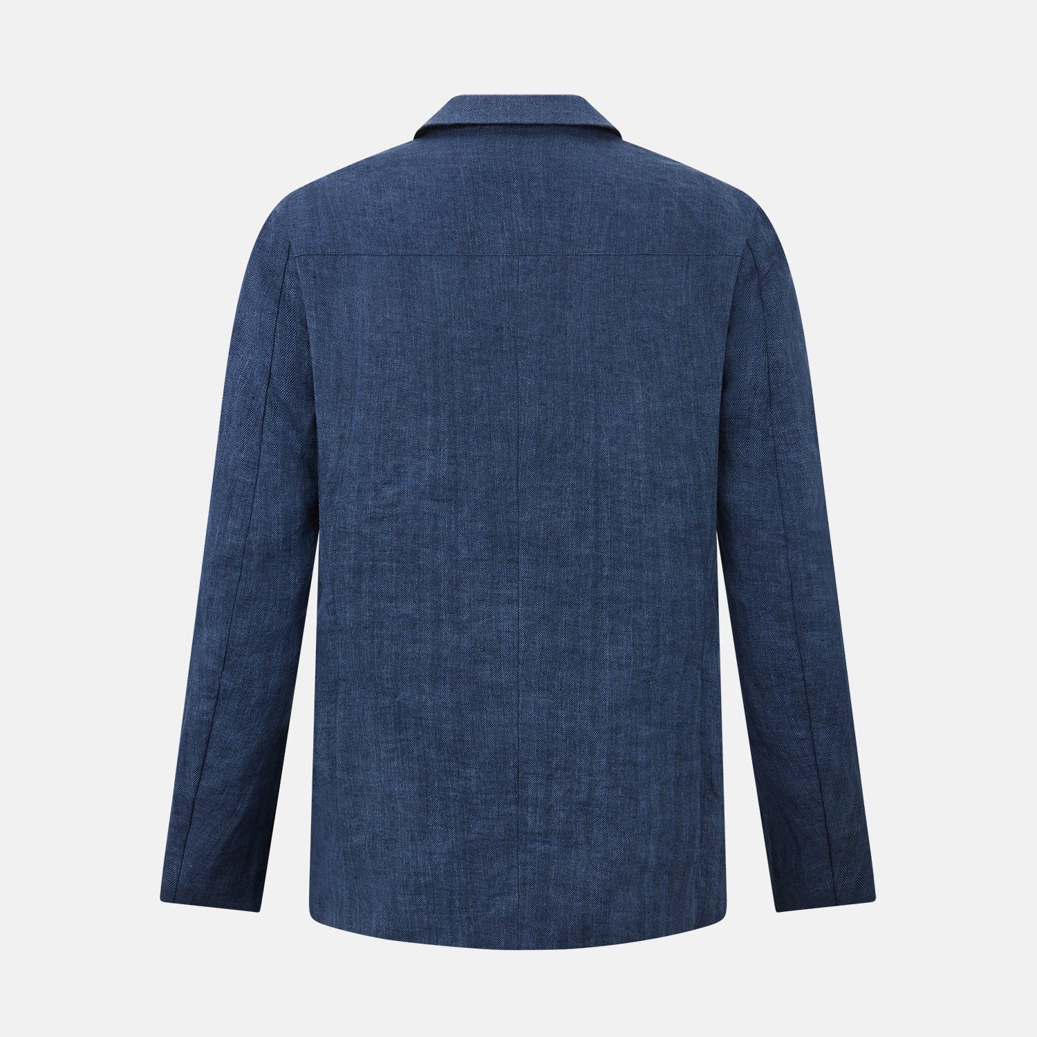 View 3 of product Henley Denim Blazer in Linen