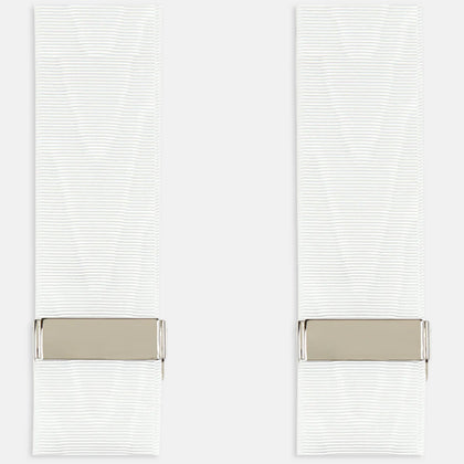 White Adjustable Formal Braces Image 2