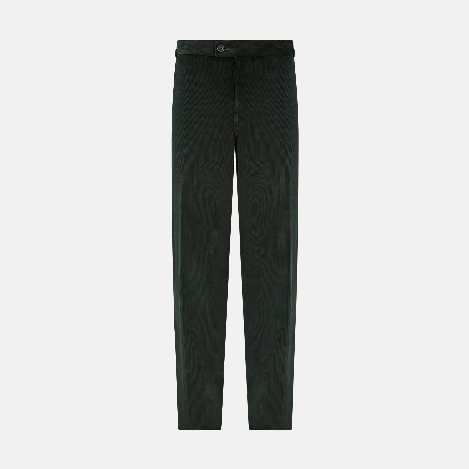 View 1 of product Dark Green Corduroy Henry Trousers