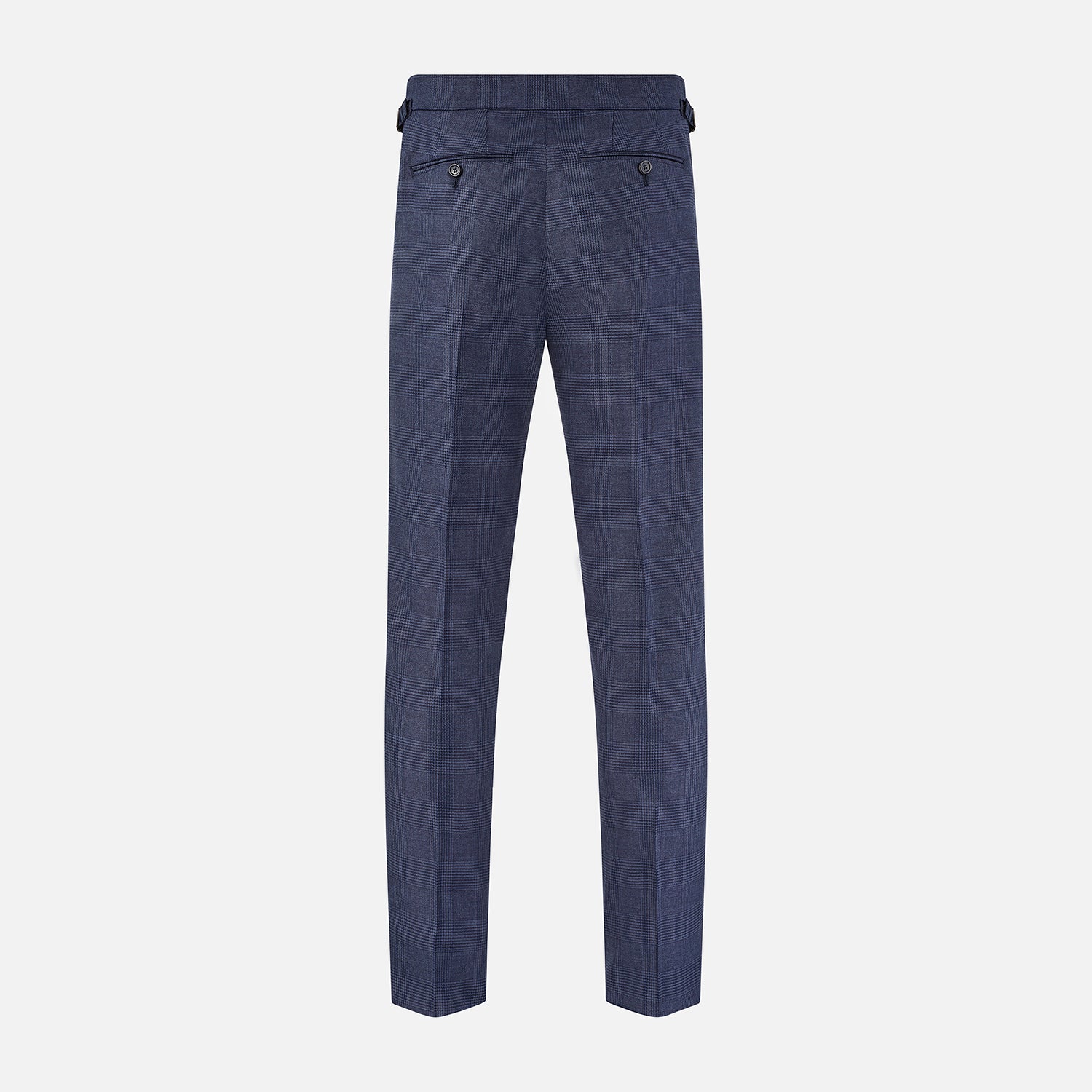 View 3 of product Navy Check Henry Trousers