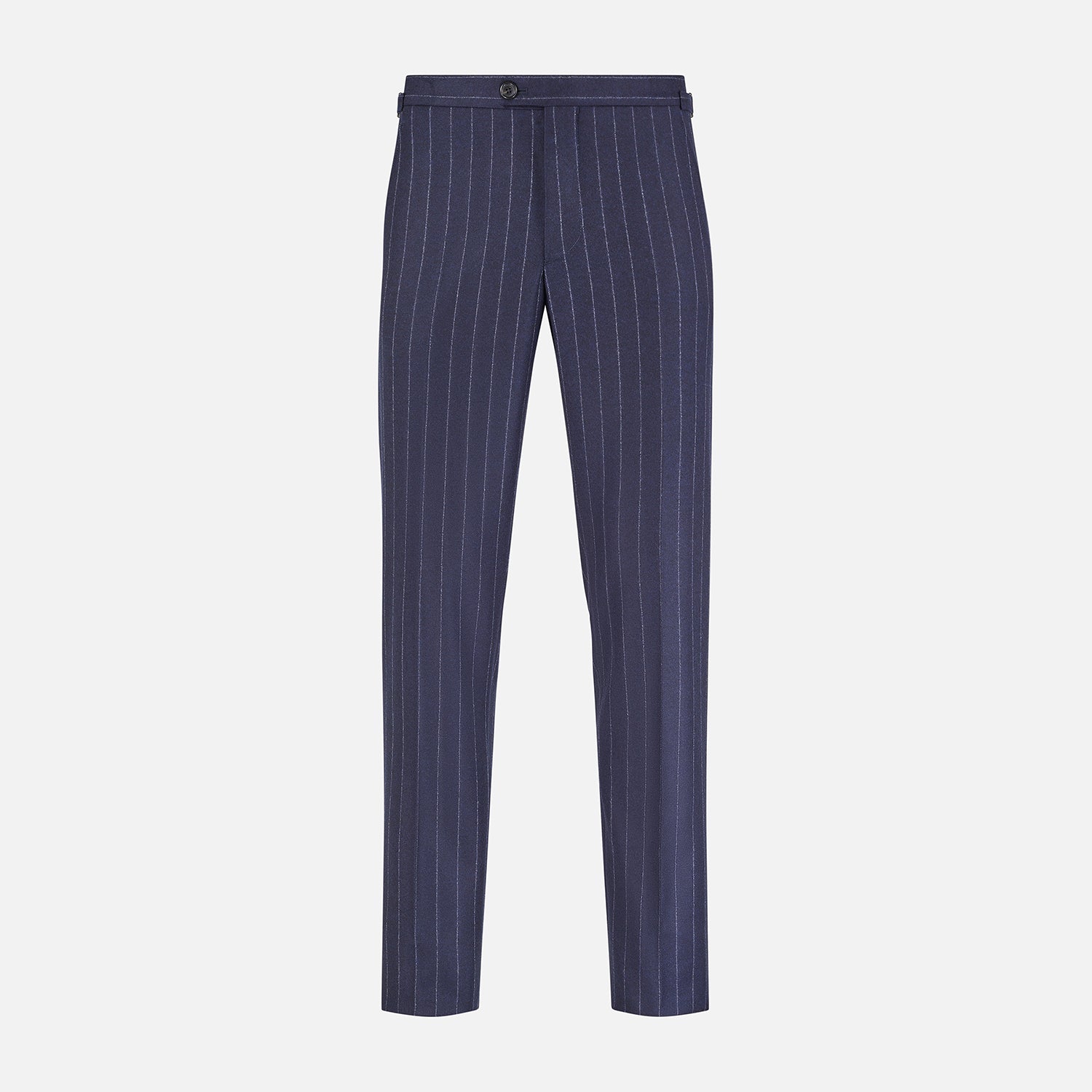 View 1 of product Navy Pinstripe Henry Trousers
