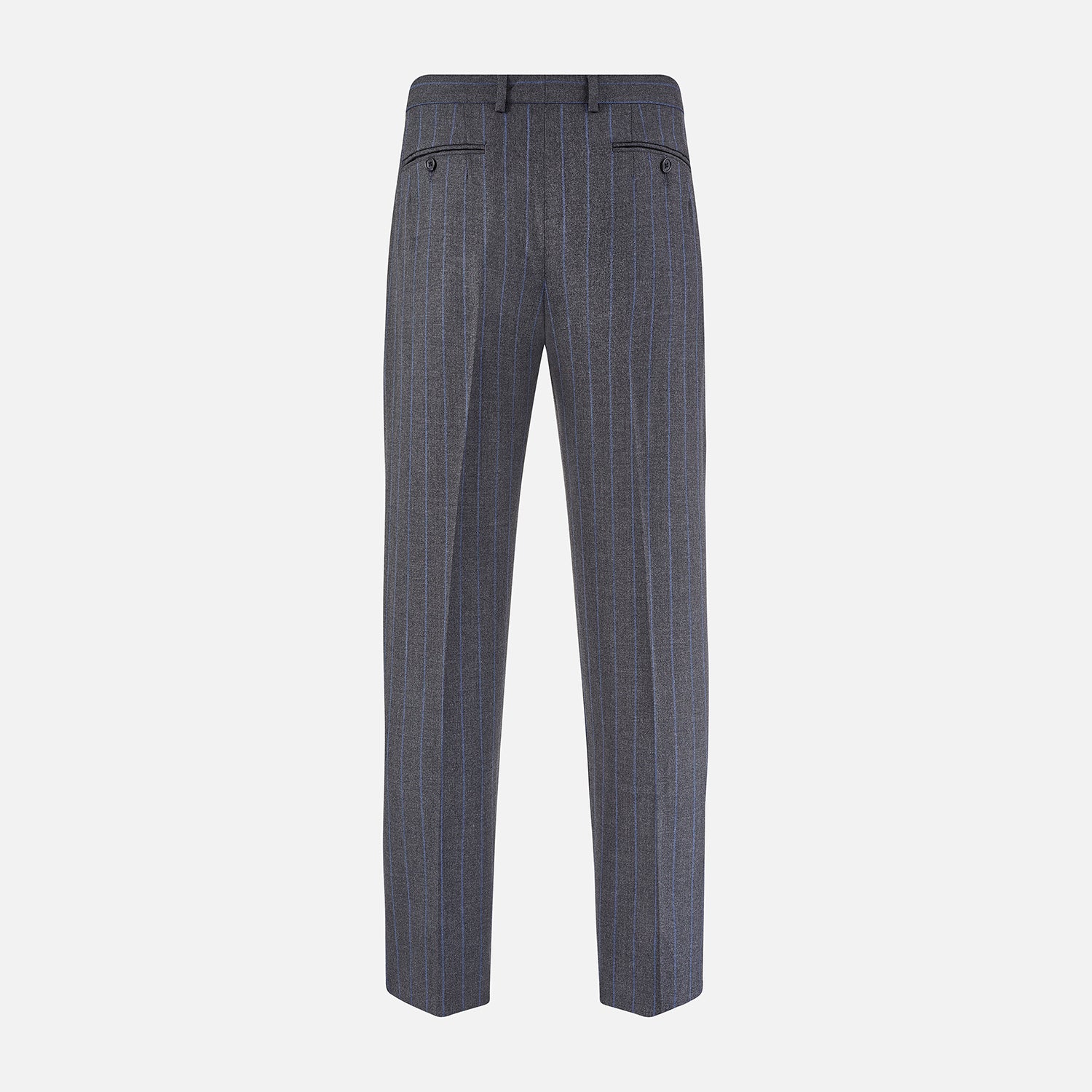View 3 of product Grey Pinstripe Rupert Trousers