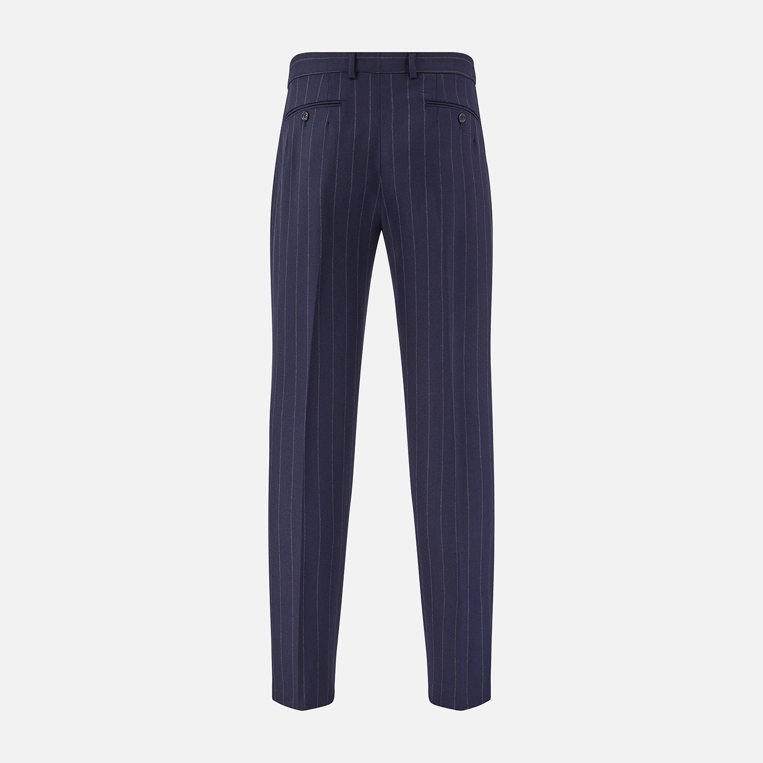 View 3 of product Navy Pinstripe Rupert Trousers