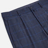 View 2 of product Blue Checked Navy Rupert Trousers