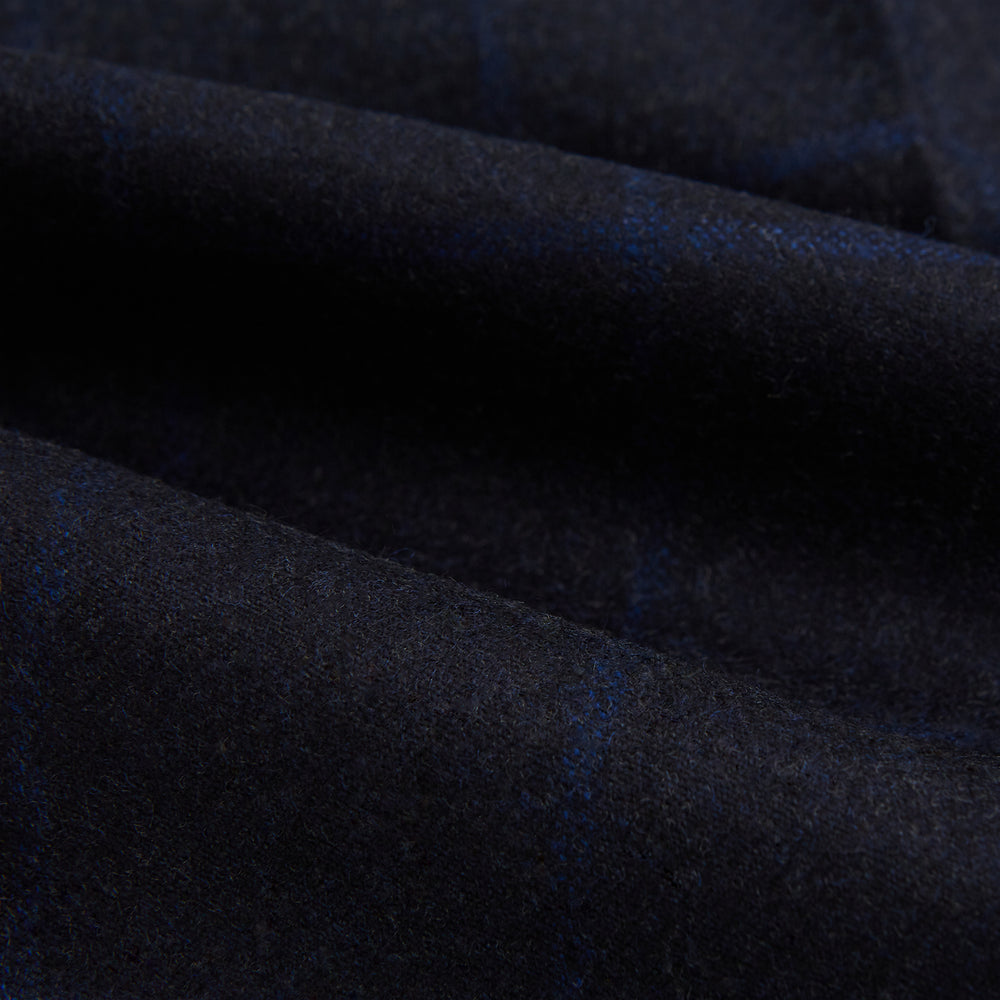 Blue Checked Navy Rupert Trousers