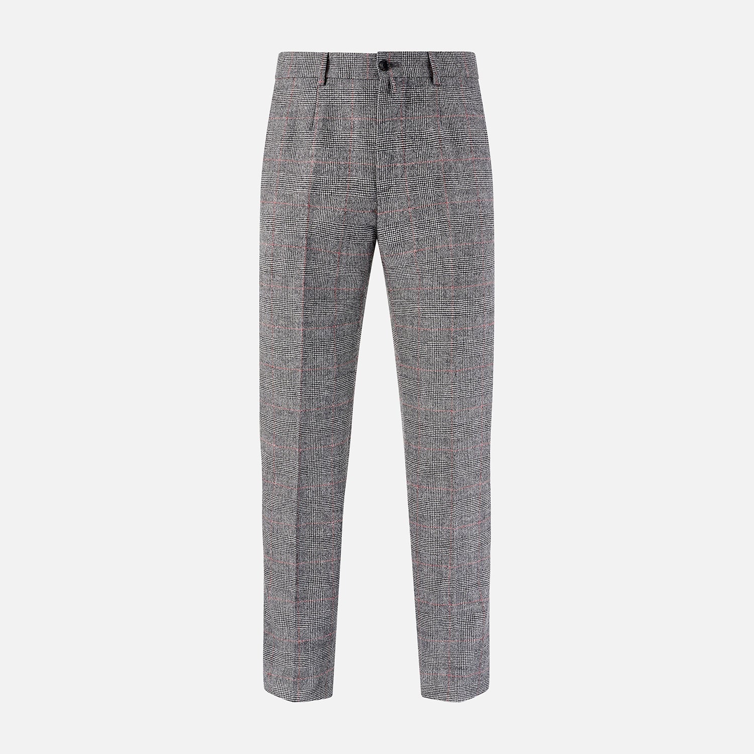 View 1 of product Grey and Red Check Rupert Trousers