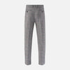 View 3 of product Grey and Red Check Rupert Trousers