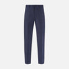 View 1 of product Navy and Brown Check Rupert Trousers