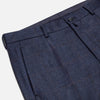 View 2 of product Navy and Brown Check Rupert Trousers