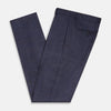 View 5 of product Navy and Brown Check Rupert Trousers