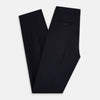 View 6 of product Edward Navy Pleated Trousers in Wool Gabardine