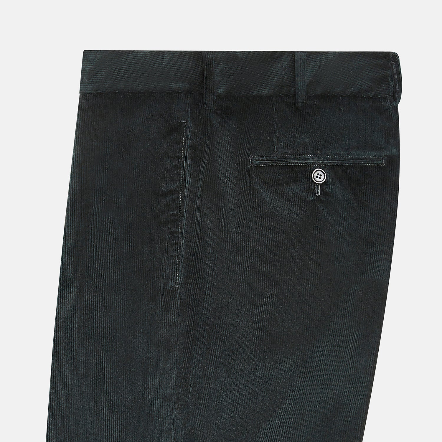 View 4 of product Dark Green Corduroy Edward Trousers