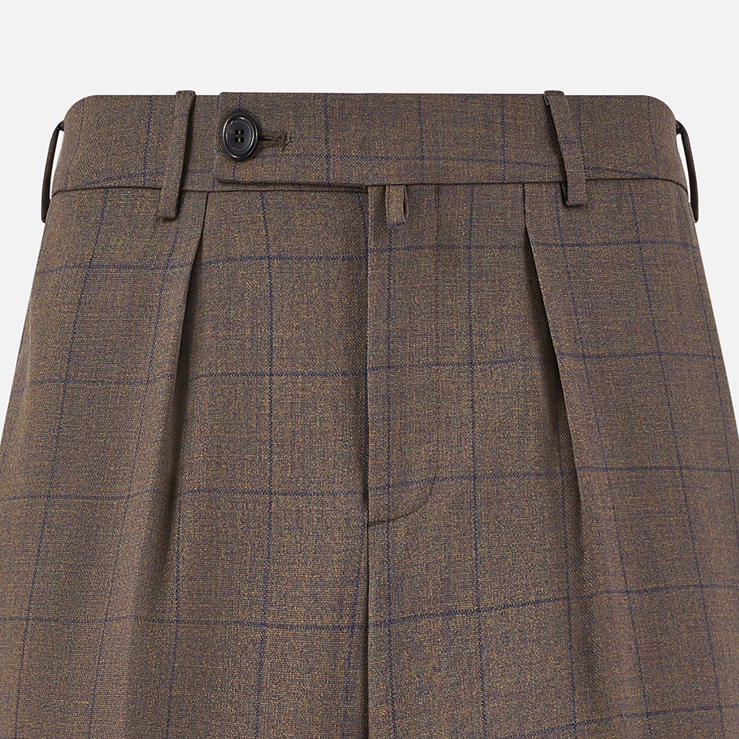 View 2 of product Brown Check Edward Trousers