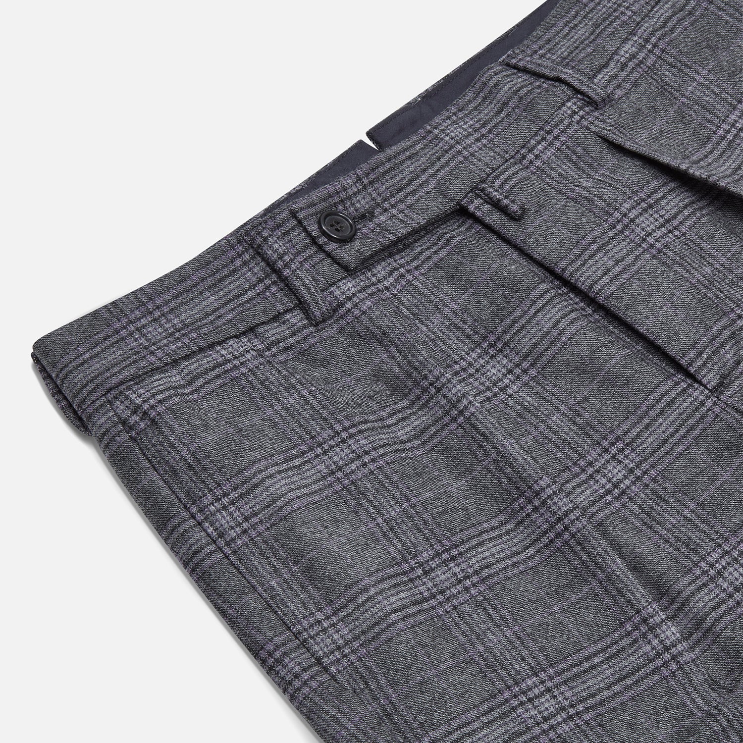 View 2 of product Grey Check Edward Trousers