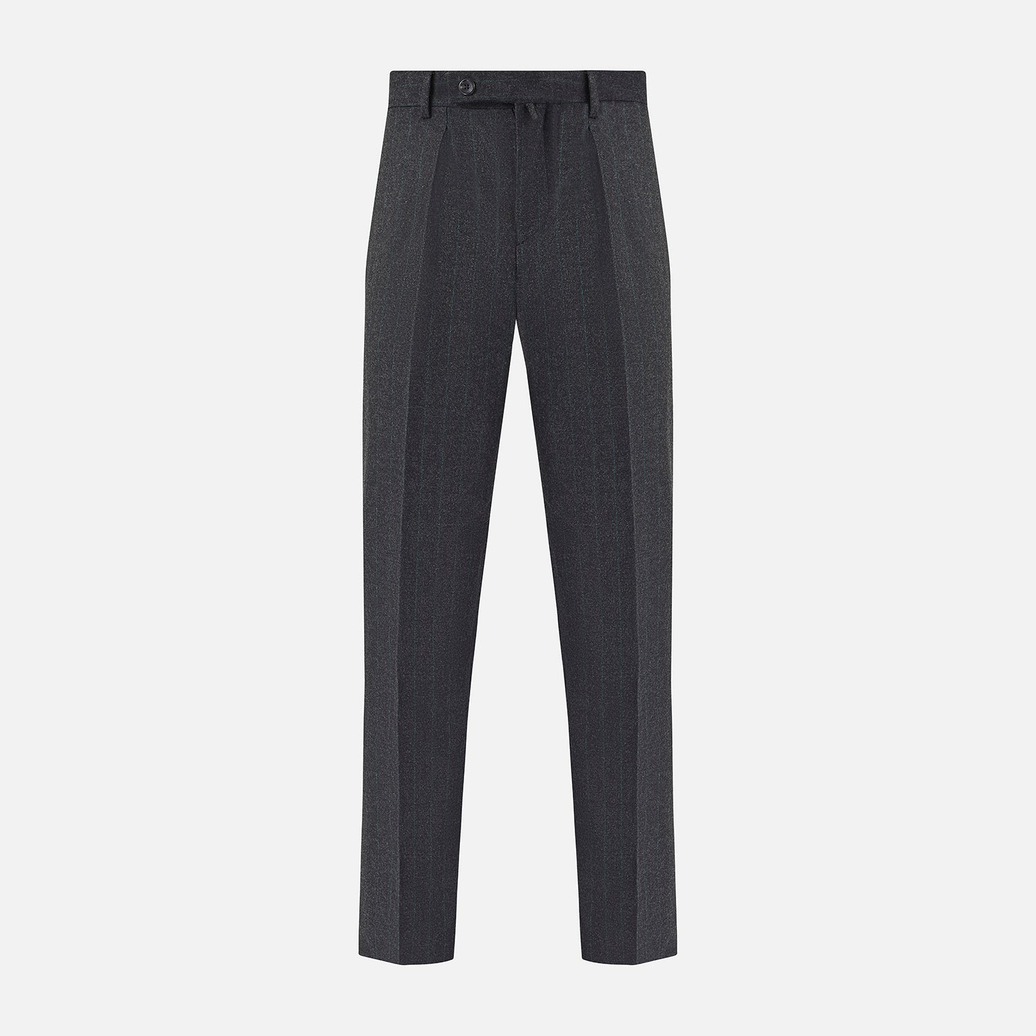 View 1 of product Dark Grey Pinstripe Edward Trousers