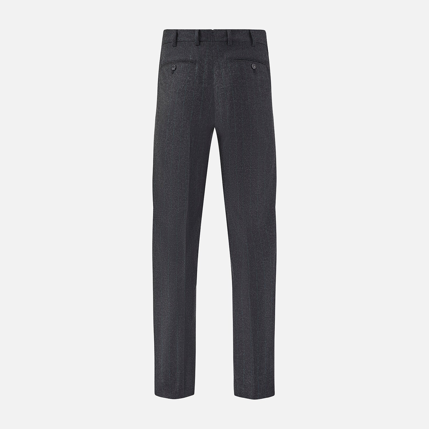 View 3 of product Dark Grey Pinstripe Edward Trousers
