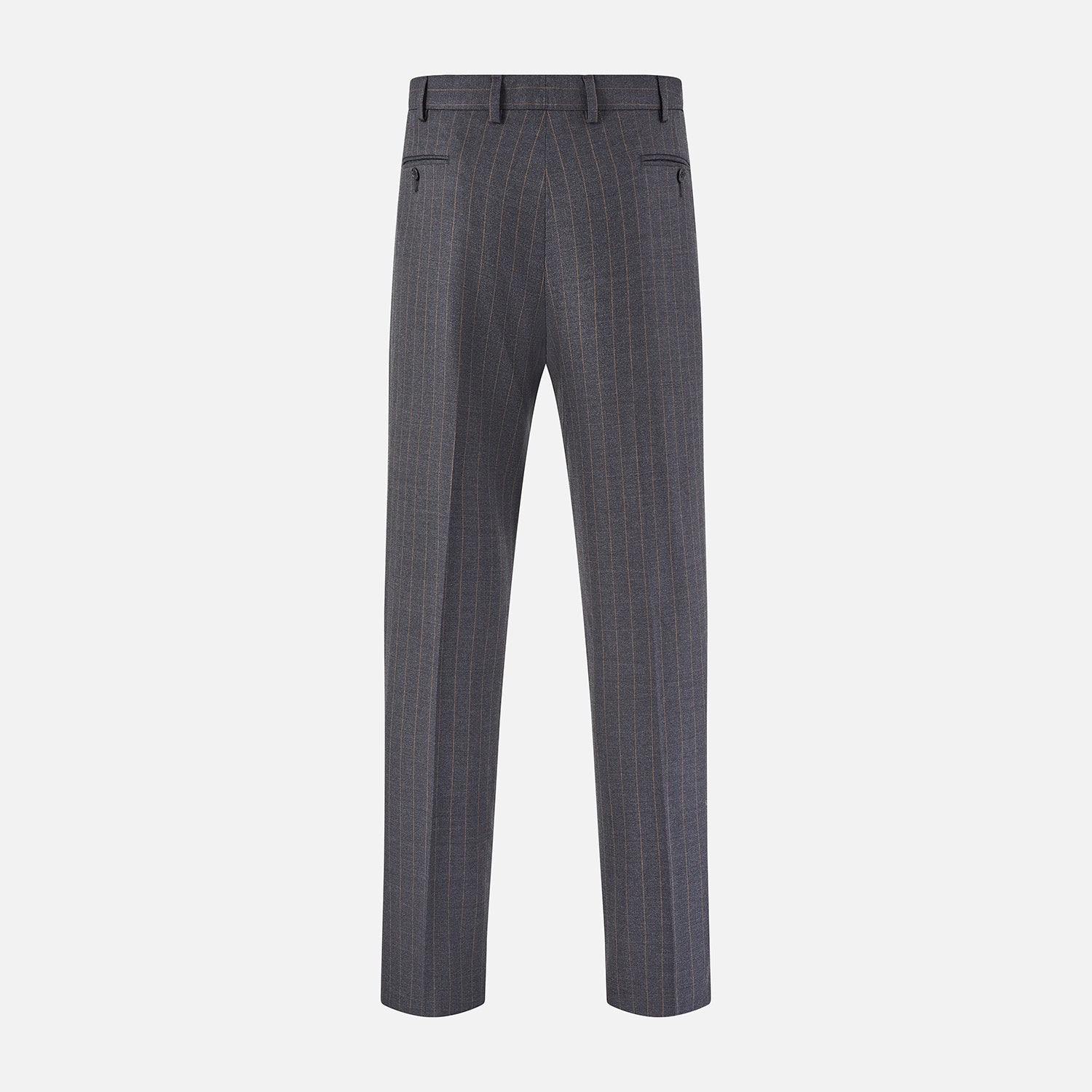 View 3 of product Dark Grey Pinstripe Arthur Trousers