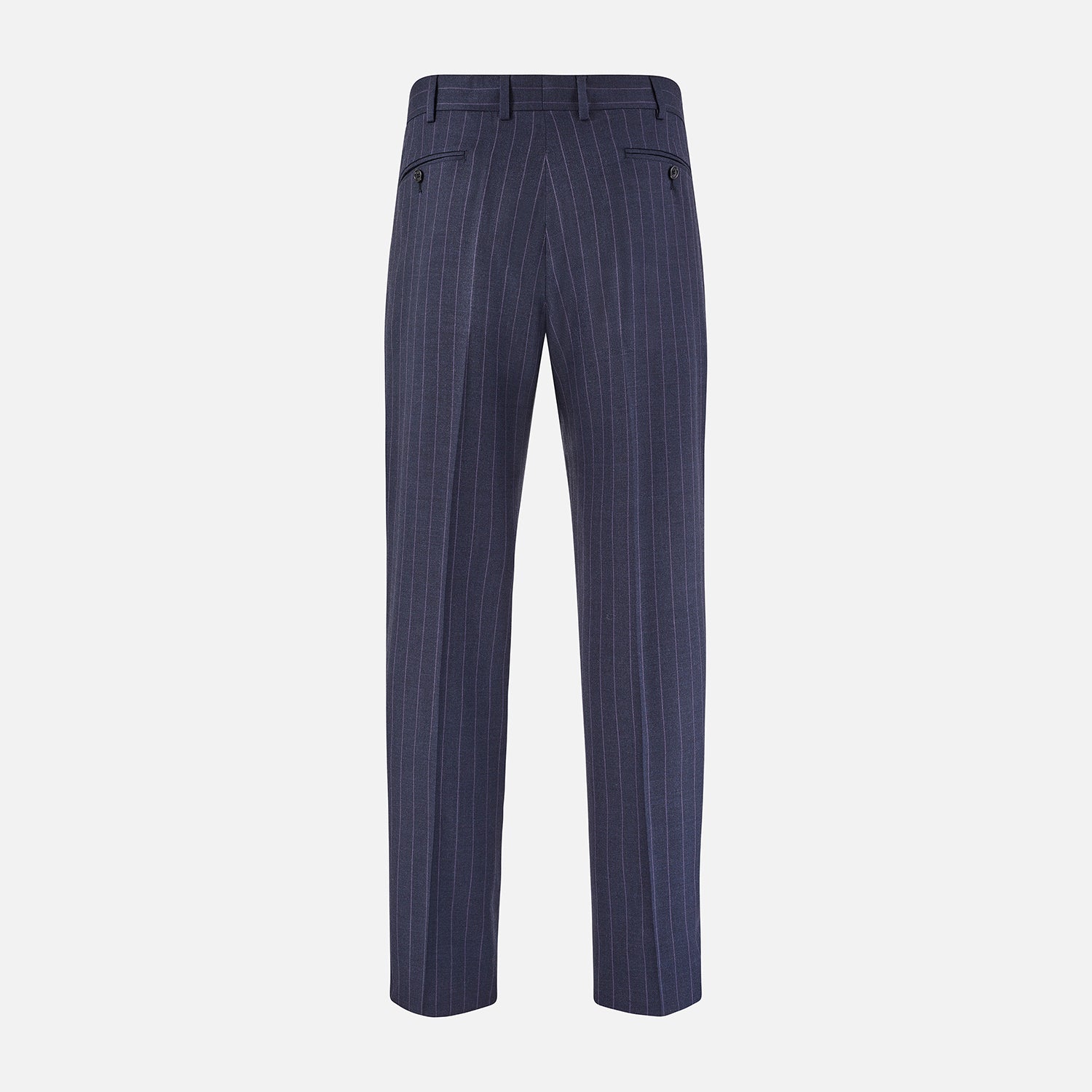 View 3 of product Navy Pinstripe Arthur Trousers
