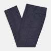 View 5 of product Navy Pinstripe Arthur Trousers