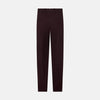 View 3 of product Burgundy Knitted London Trousers