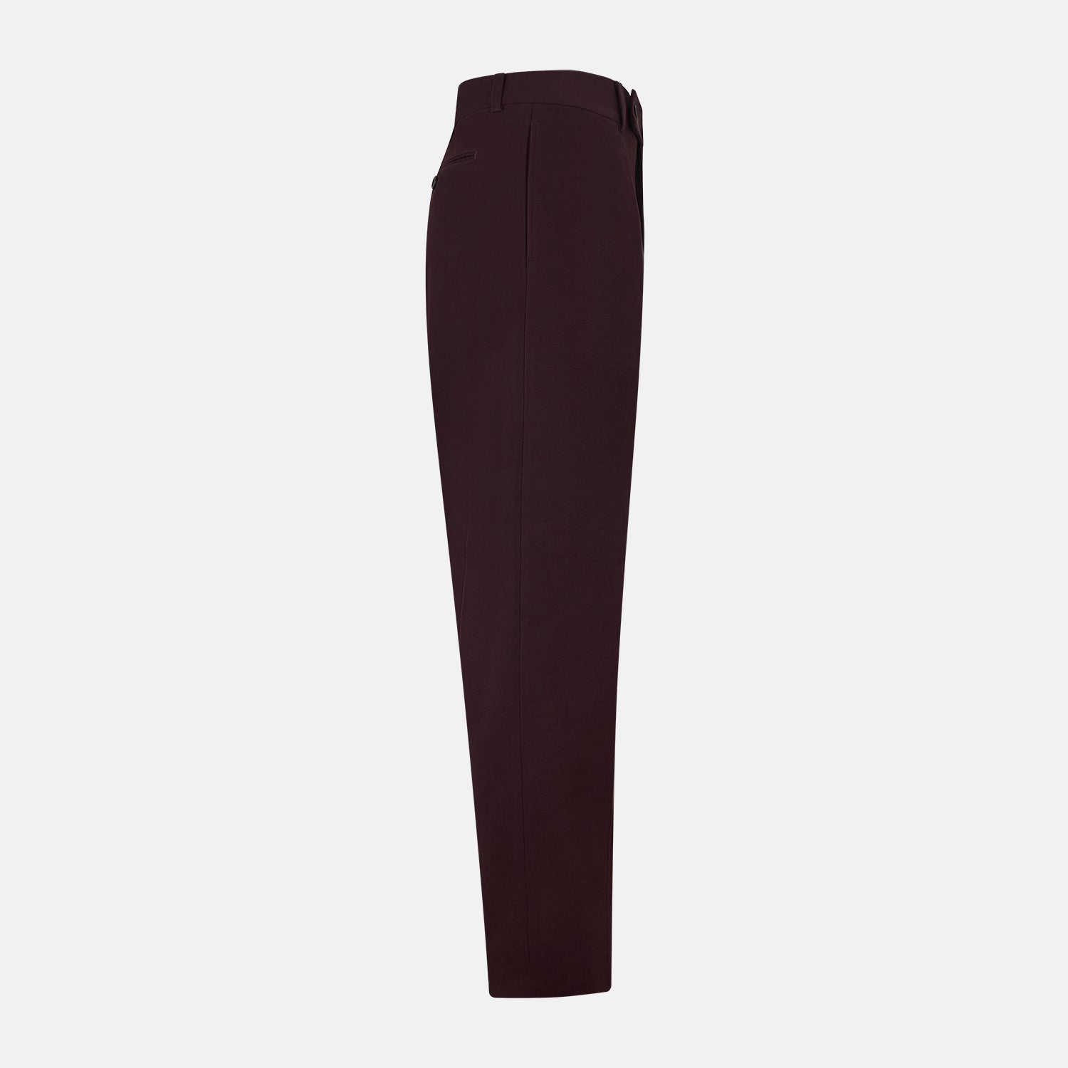View 4 of product Burgundy Knitted London Trousers