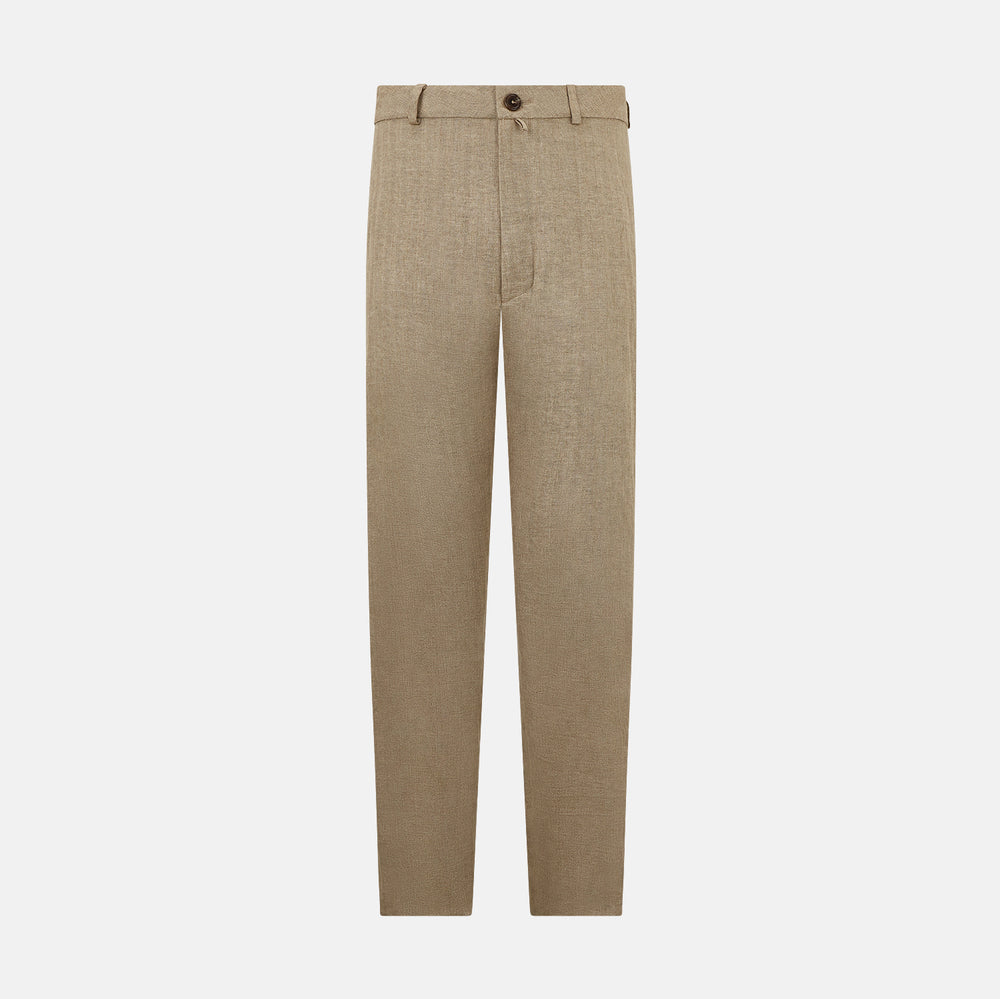 Sand Linen Amberley Trousers