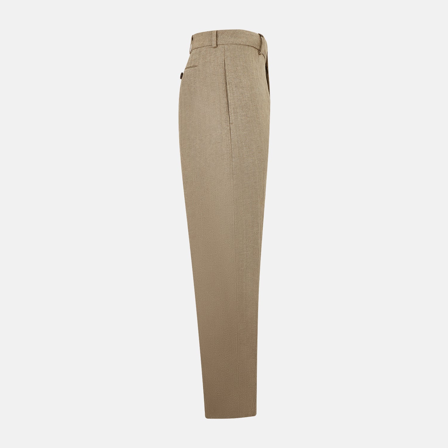 View 3 of product Sand Linen Amberley Trousers