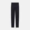 View 1 of product Amberley Navy Trousers in Cotton