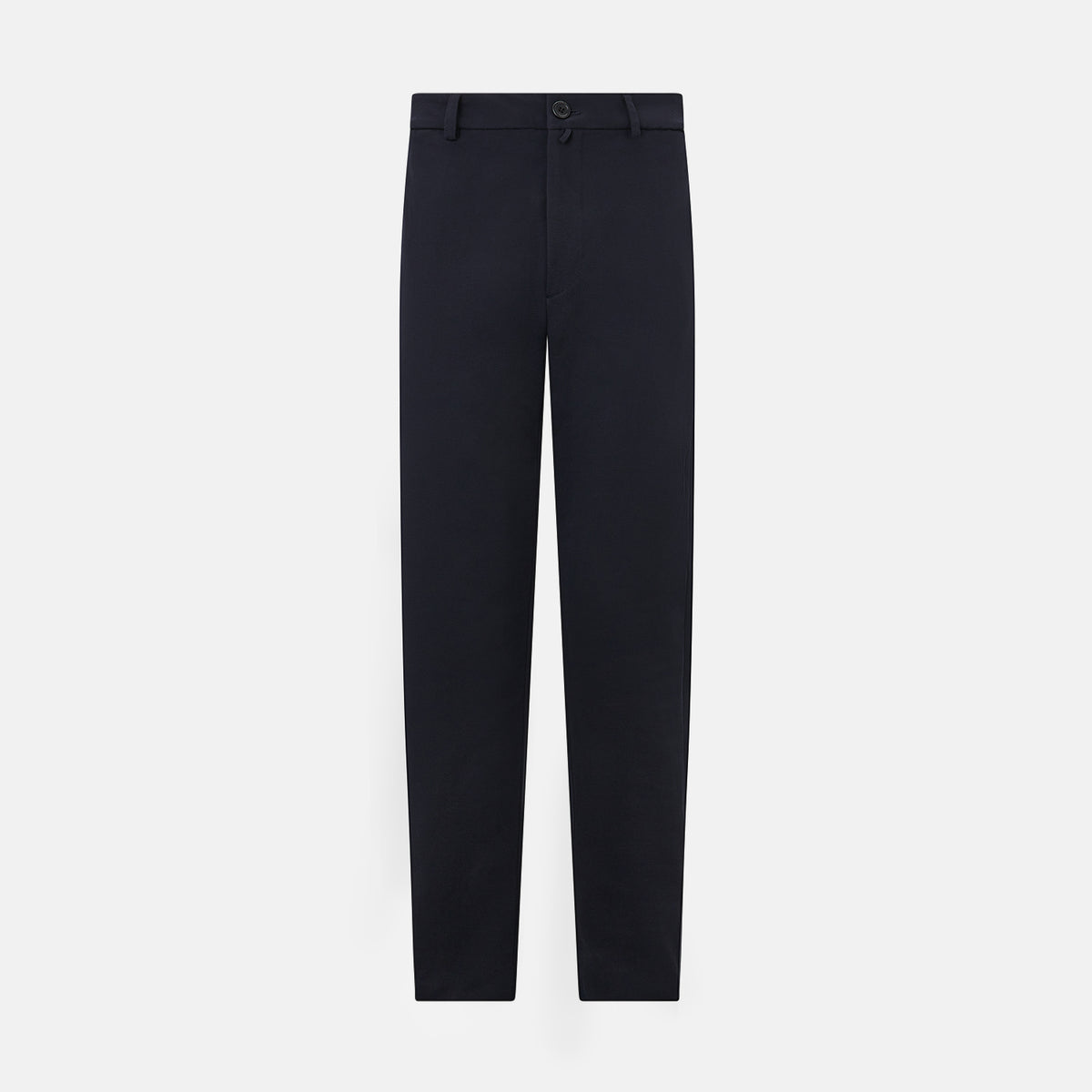 View 1 of product Amberley Navy Trousers in Cotton