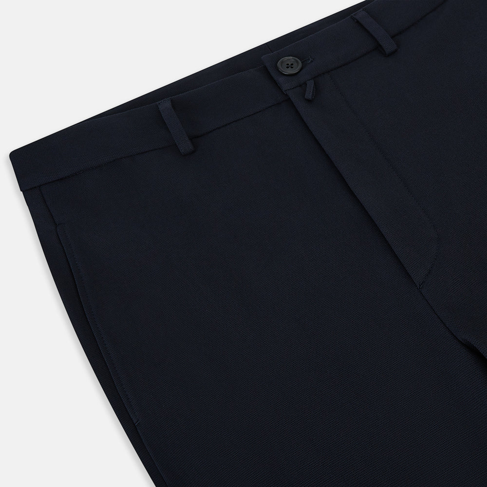 Amberley Navy Trousers in Cotton