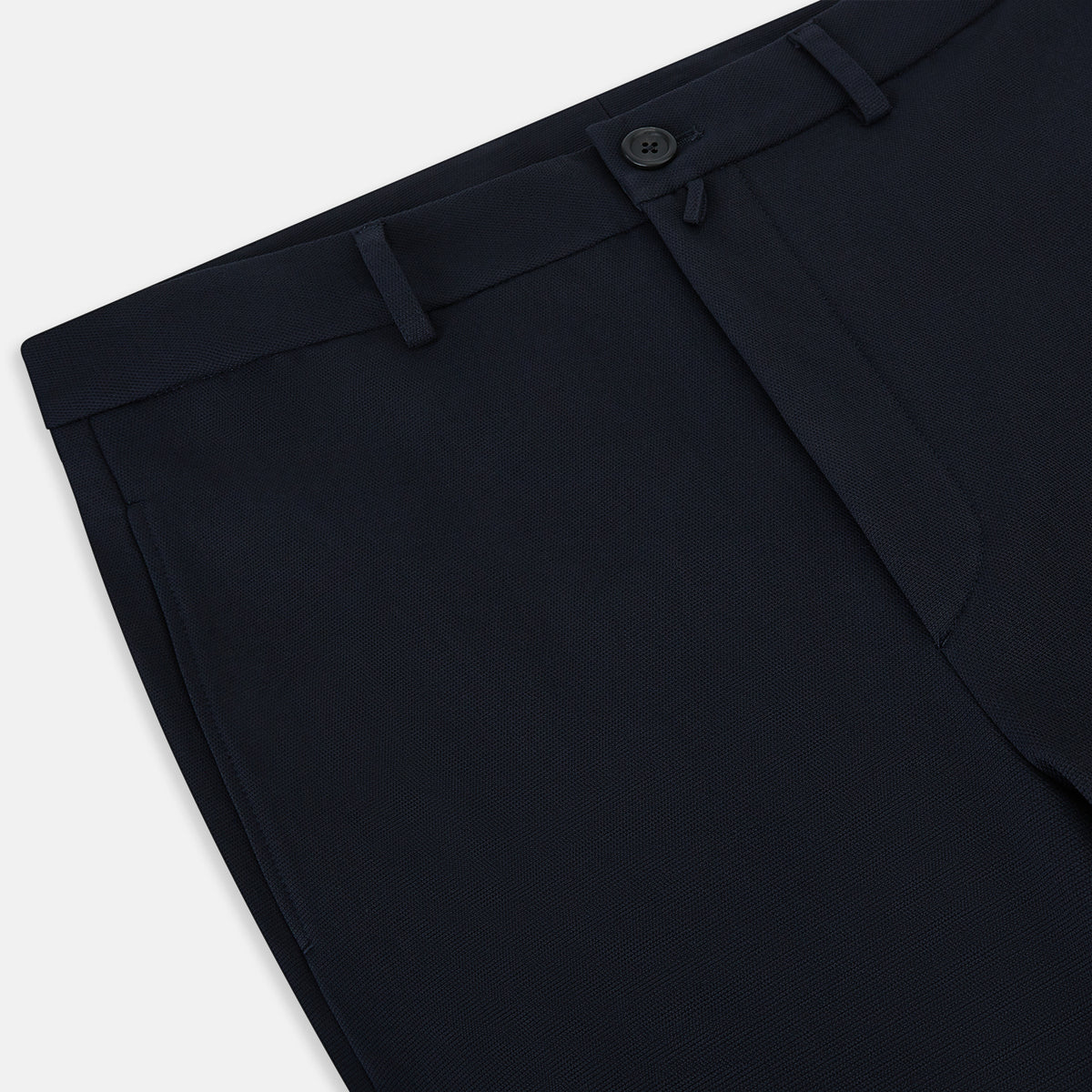 View 2 of product Amberley Navy Trousers in Cotton