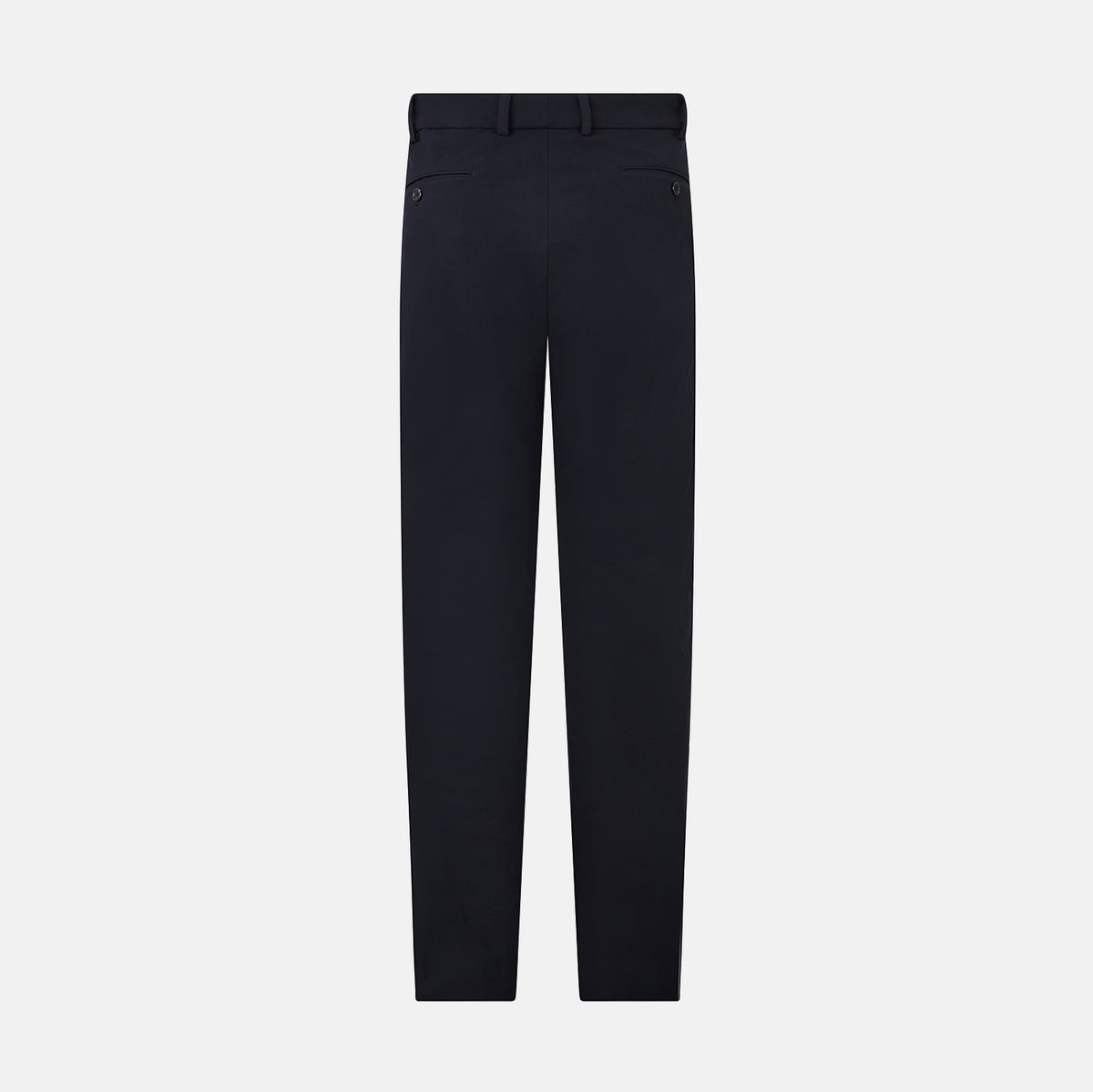 View 3 of product Amberley Navy Trousers in Cotton