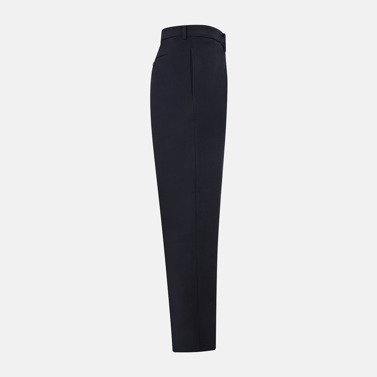 View 5 of product Amberley Navy Trousers in Cotton