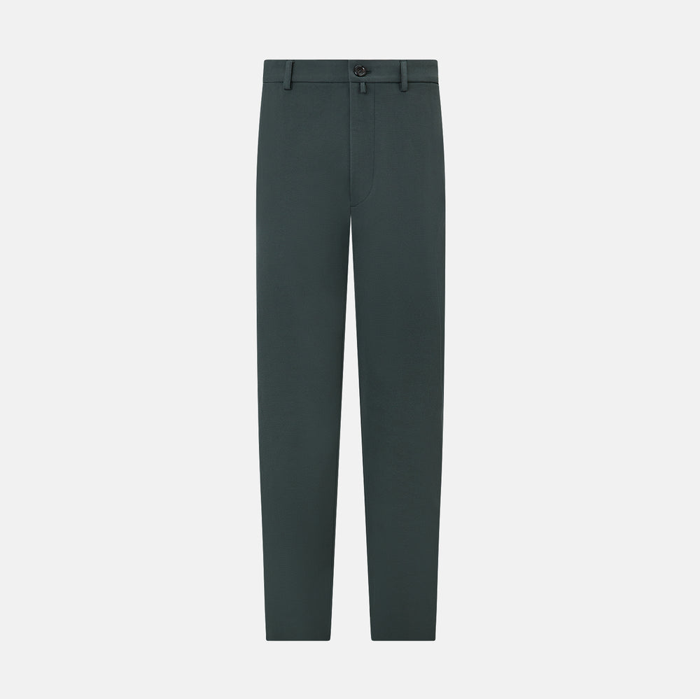 Amberley Forest Green Trousers in Cotton
